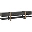 Richmond Interiors  TV-dressoir Cambon 3-laden (Dark coffee)