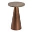 Light en Living Bijzettafel 36x36x51 cm YNEZ travertin  bruin+koper