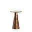 Light en Living Bijzettafel 36x36x51 cm YNEZ travertin  bruin+koper