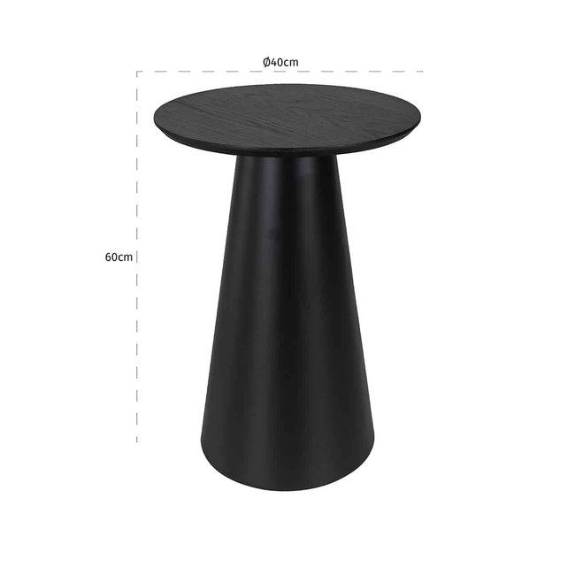 Richmond Interiors  Bijzettafel Jazz (Black)