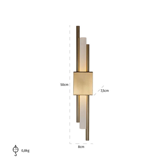 Richmond Interiors  Wandlamp Mylas goud