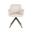 Richmond Interiors  Draaistoel Aline white chenille