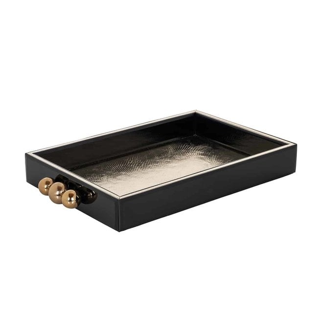 Richmond Interiors  Dienblad Liv zwart goud