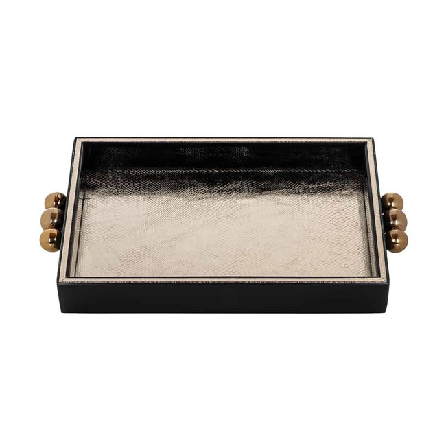 Richmond Interiors  Dienblad Liv zwart goud