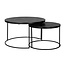 Richmond Interiors  Salontafel bolder set van 2 aluminium