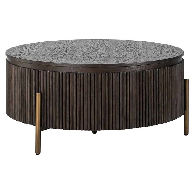 Richmond Interiors  Salontafel Luxor 95Ø (Brown)