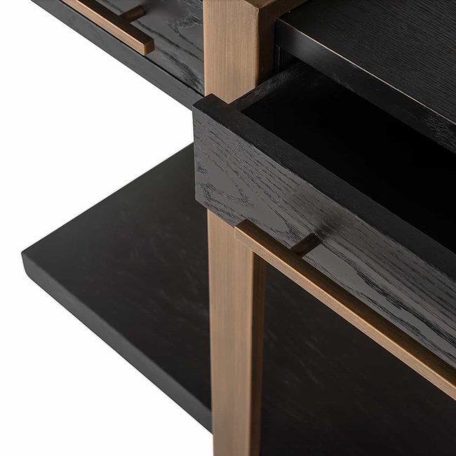 Richmond Interiors  Dressoir Cambon 3-laden (Dark coffee)