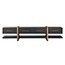 Richmond Interiors  TV-dressoir Cambon 3-laden (Dark coffee)