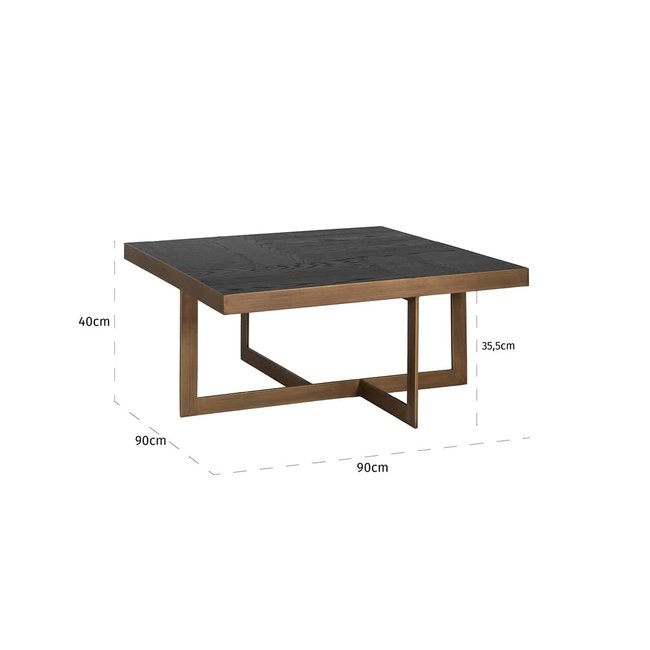 Richmond Interiors  Salontafel Cambon (Dark coffee)