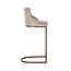 Richmond Interiors  Barstoel Bolton khaki velvet geborsteld goud Khaki