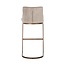 Richmond Interiors  Barstoel Bolton khaki velvet geborsteld goud Khaki