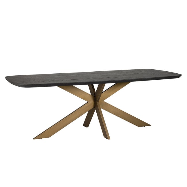 Richmond Interiors  Eettafel Cambon 235 deens ovaal (Dark coffee)