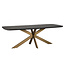 Richmond Interiors  Eettafel Cambon 280 deens ovaal (Dark coffee)