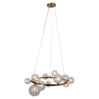 Richmond Interiors  Hanglamp Yosie brushed gold geborsteld goud