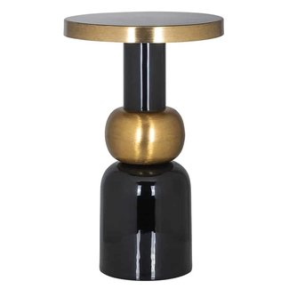 Richmond Interiors  Bijzettafel Mose 41Ø zwart