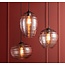 Leitmotiv Hanglamp Glamour Globe glas smoke
