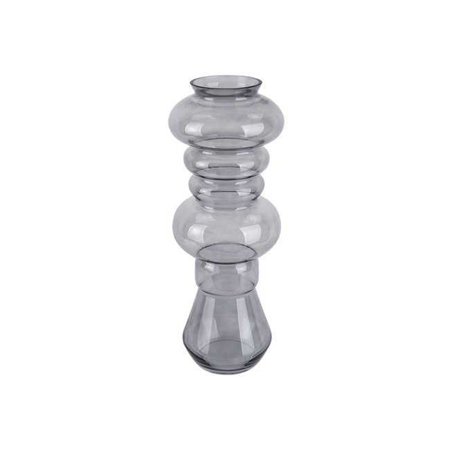 Present Time Vaas Morgana glas groot donkergrijs