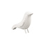 Present Time Ornament Statue Silouette vogel MDF klein wit