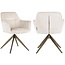 Richmond Interiors  Draaistoel Aline white chenille