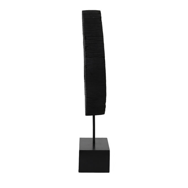 Light en Living Ornament op voet 35x10x53 cm XERRA  hout zwart