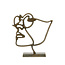 Light en Living Ornament FACE antiek brons - 2 maten beschikbaar