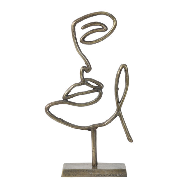 Light en Living Ornament FACE antiek brons - 2 maten beschikbaar