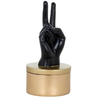 Richmond Interiors  Juwelen box Justa zwart goud