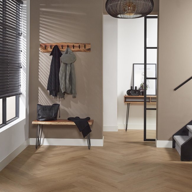 WoonStijl Kapstok edge 8 haken / Massief acacia naturel