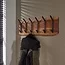 WoonStijl Kapstok edge 2x6 haken / Massief acacia naturel