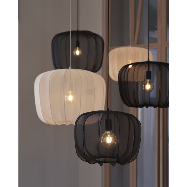 Light en Living Hanglamp Ø60x45 cm PLUMERIA zand - Light & Living