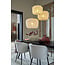 Light en Living Hanglamp Ø60x45 cm PLUMERIA zand - Light & Living