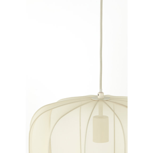 Light en Living Hanglamp Ø60x45 cm PLUMERIA zand - Light & Living