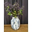 Parlane Vaas MORELY 20x20x28 cm Zwart/Bruin - Stijlvolle Woondecoratie