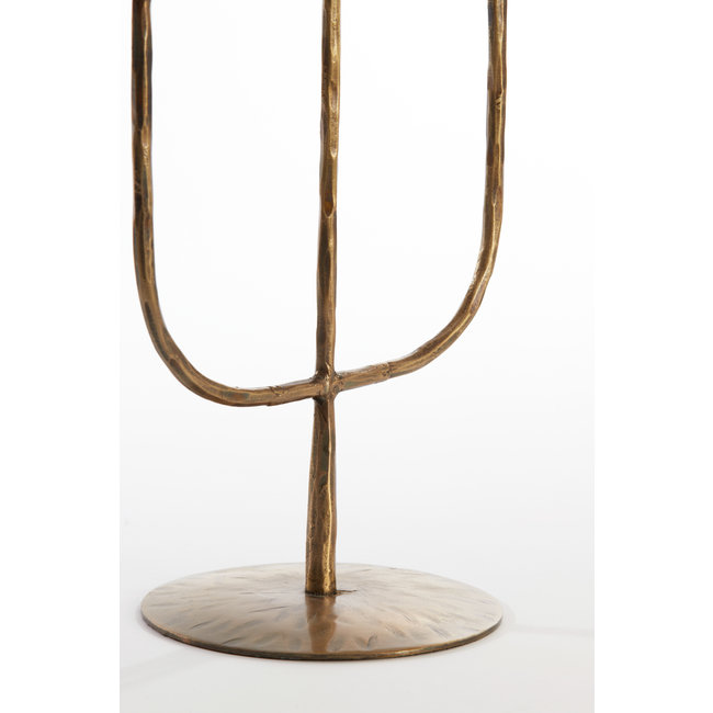 Light en Living Kandelaar NICOLE 3-lichts 22,5x15x45,5 cm - Antiek Brons