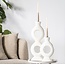 By Boo Kandelaar Torch klein - white
