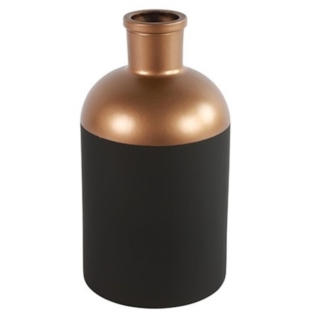 Countryfield Fles vaas Madelon S zwart/koper - Countryfield