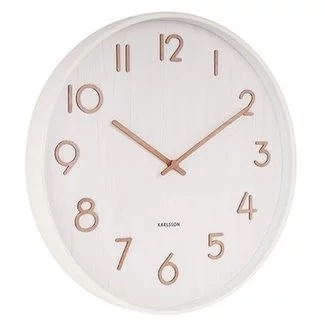 Karlsson Wandklok Pure wit Ø 40 cm