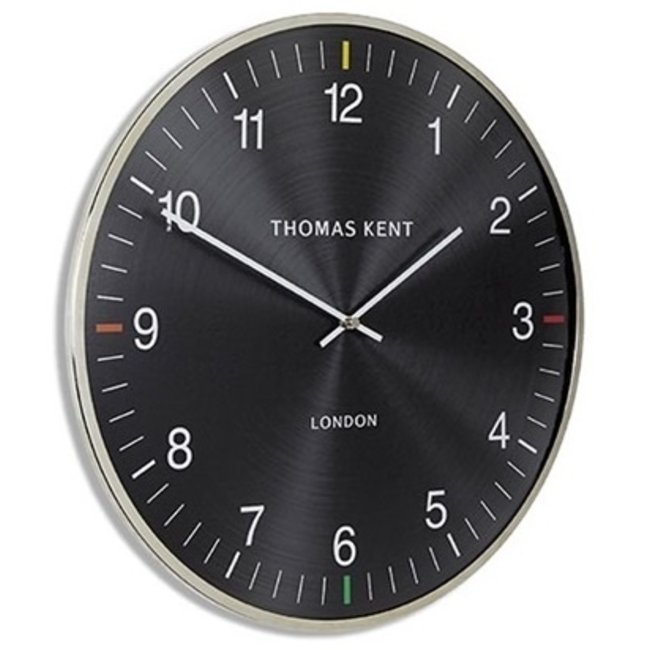 Thomas Kent Thomas Kent Oyster S Klok Aubergine/Zilver - Ø40cm