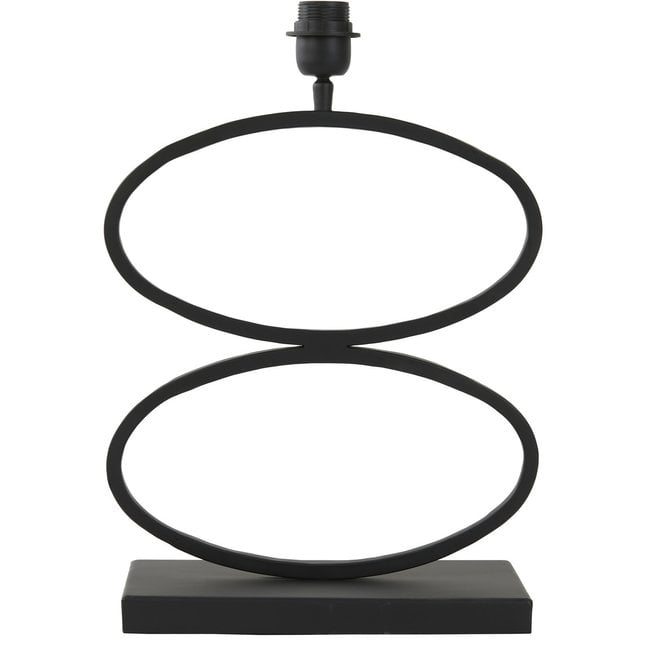 Light en Living Lampvoet STELIUS mat  zwart - 33x17x42 cm