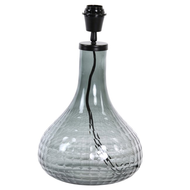 Light en Living Lampvoet Ø25x42 cm MAEKO glas smoke  grijs
