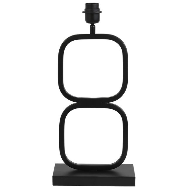 Light en Living Light & Living Lampvoet LUTIKA - Mat Zwart - 23x11,5x46 cm