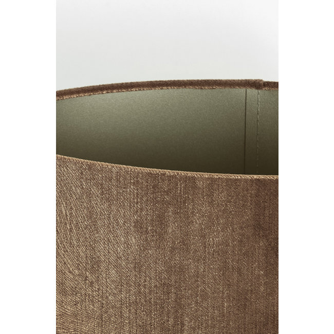 Light en Living Kap ovaal recht smal 45-21-22 cm LUBIS  bruin