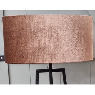 Light en Living Lampenkap LUBIS ovaal 45 cm - Bruin