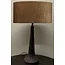 Light en Living Kap ovaal recht smal 38-17,5-19 cm  LUBIS bruin