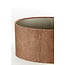 Light en Living Kap ovaal recht smal 38-17,5-19 cm  LUBIS bruin
