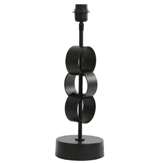 Light en Living Lampvoet Ø15x42 cm CIRCULUM mat  zwart