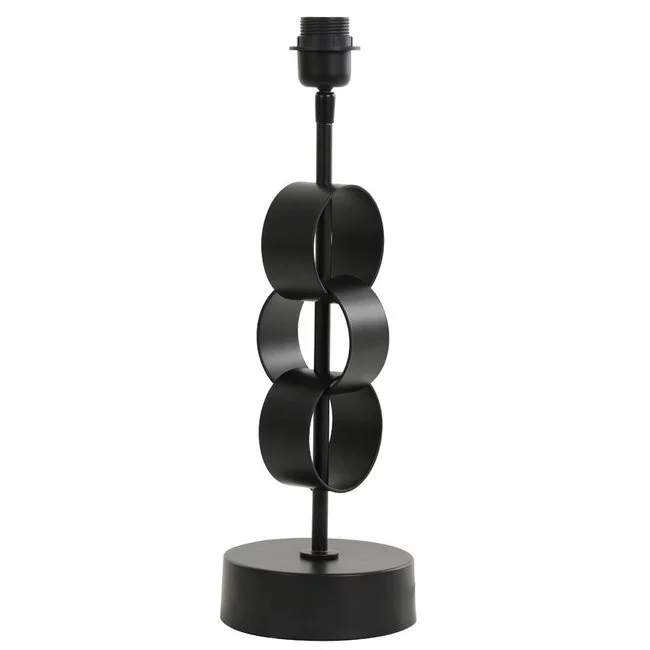 Light en Living Lampvoet Ø15x42 cm CIRCULUM mat  zwart