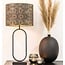 Light en Living Light & Living Lampvoet JAMIRI - 21x10x45 cm - Mat Zwart
