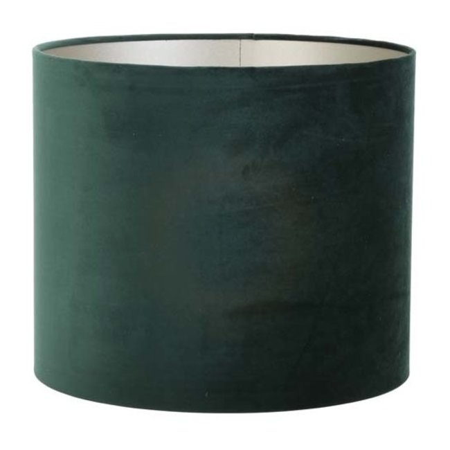 Light en Living Cilinder Lampenkap Velours Dutch Green - Diverse Maten