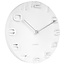 Karlsson Wandklok On The Edge wit Ø 42